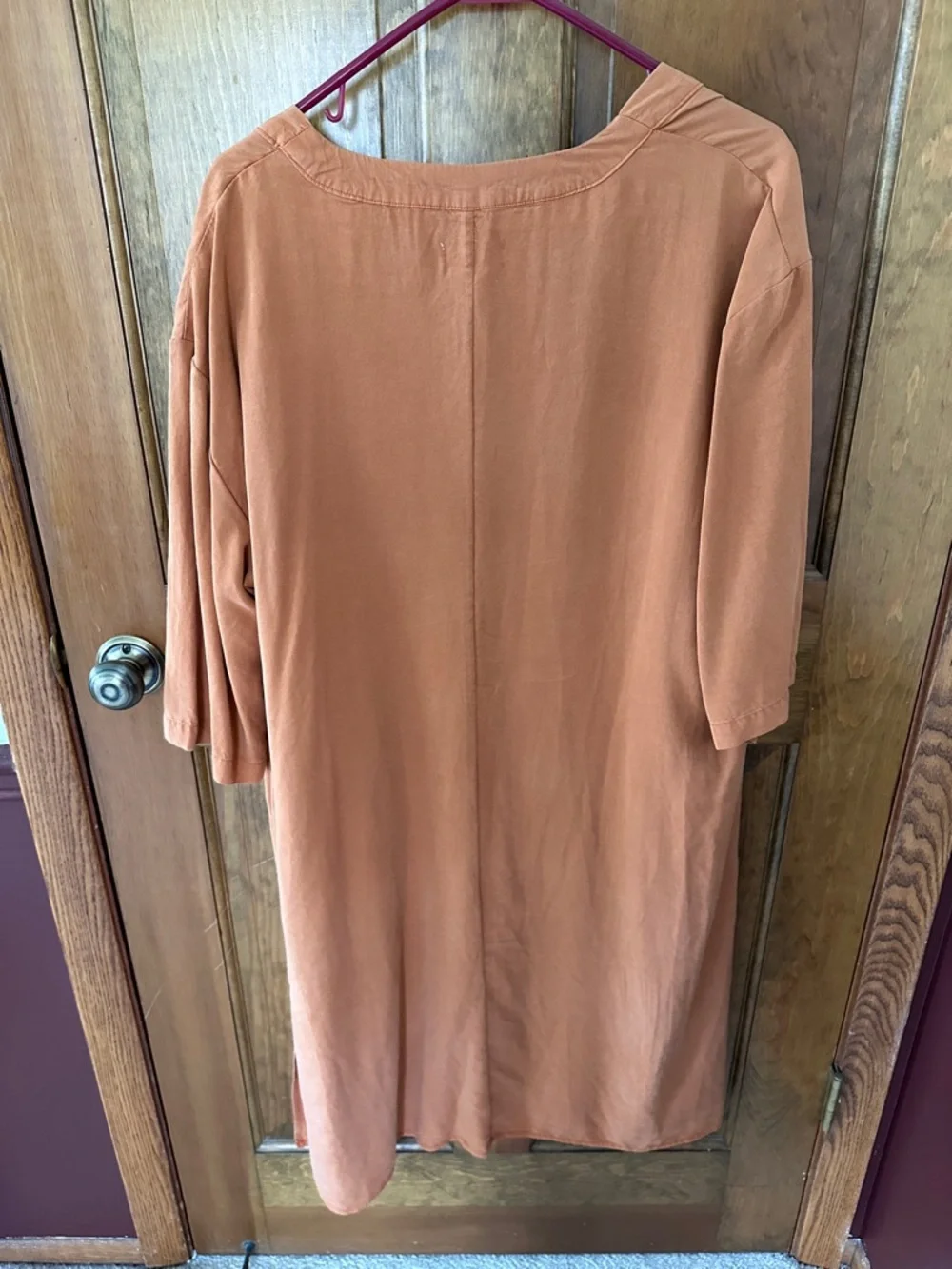 Universal Thread Rust Orange Lightweight Duster - Picture 5 of 5